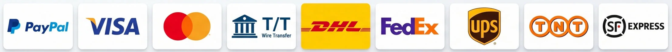 Accepted payment methods