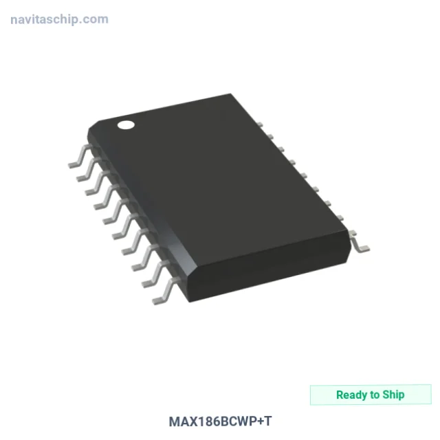 MAX186BCWP+T