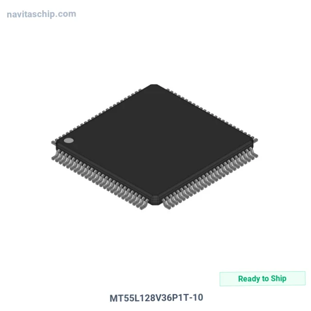 MT55L128V36P1T-10