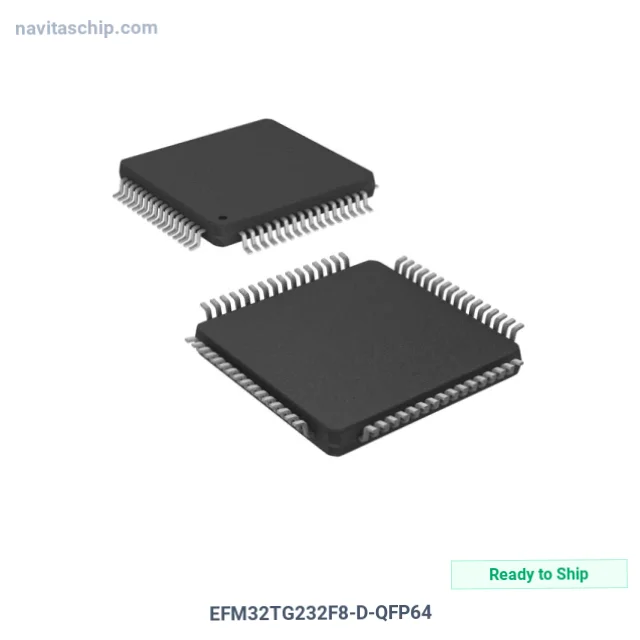 EFM32TG232F8-D-QFP64