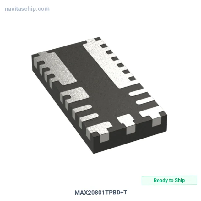MAX20801TPBD+T